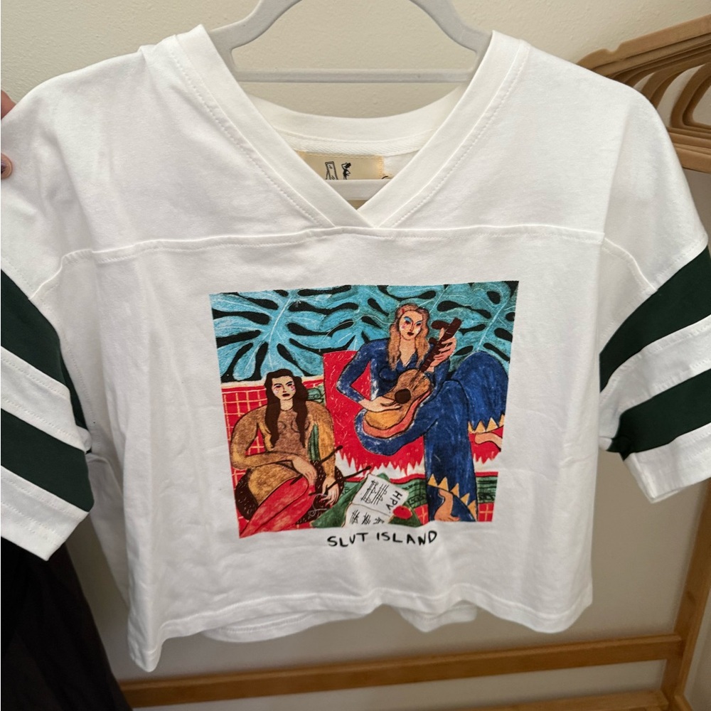 Fashion Brand Company Cream Tee